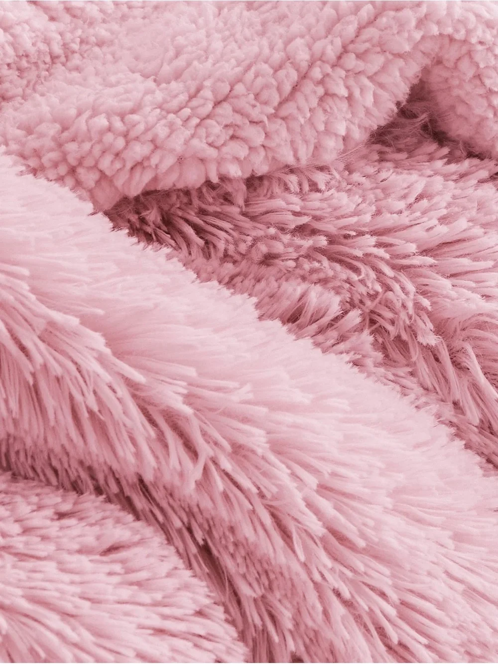 LuxSoft Plush Throw Blanket - Pink